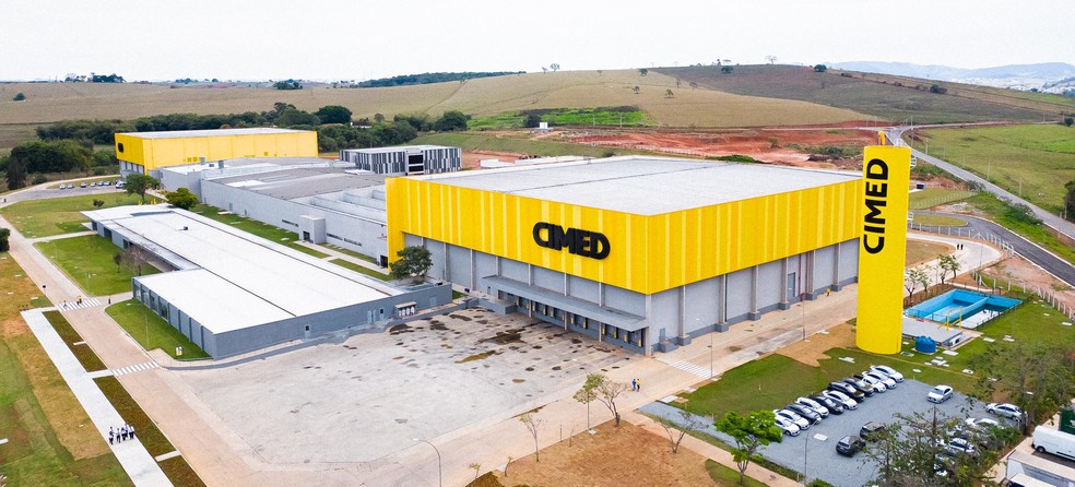 Fábrica da Cimed em Pouso Alegre, Minas Gerais: ritmo acelerado de vendas — Foto: Divulgação 