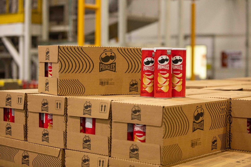 Pringles: Fábrica da Kellogg em Santa Catarina está entre as cinco maiores produtoras de Pringles do mundo — Foto: Luís Henrique Boneti/Divulgação