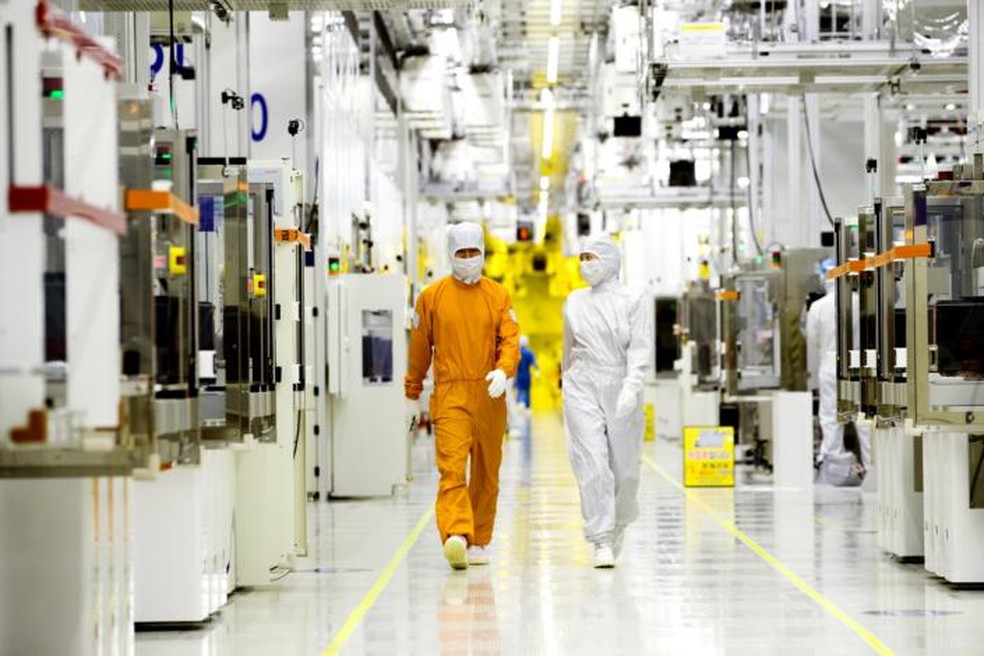 Fábricas de semicondutores: foco de investimento para os próximos 20 anos  — Foto: Divulgação Samsung