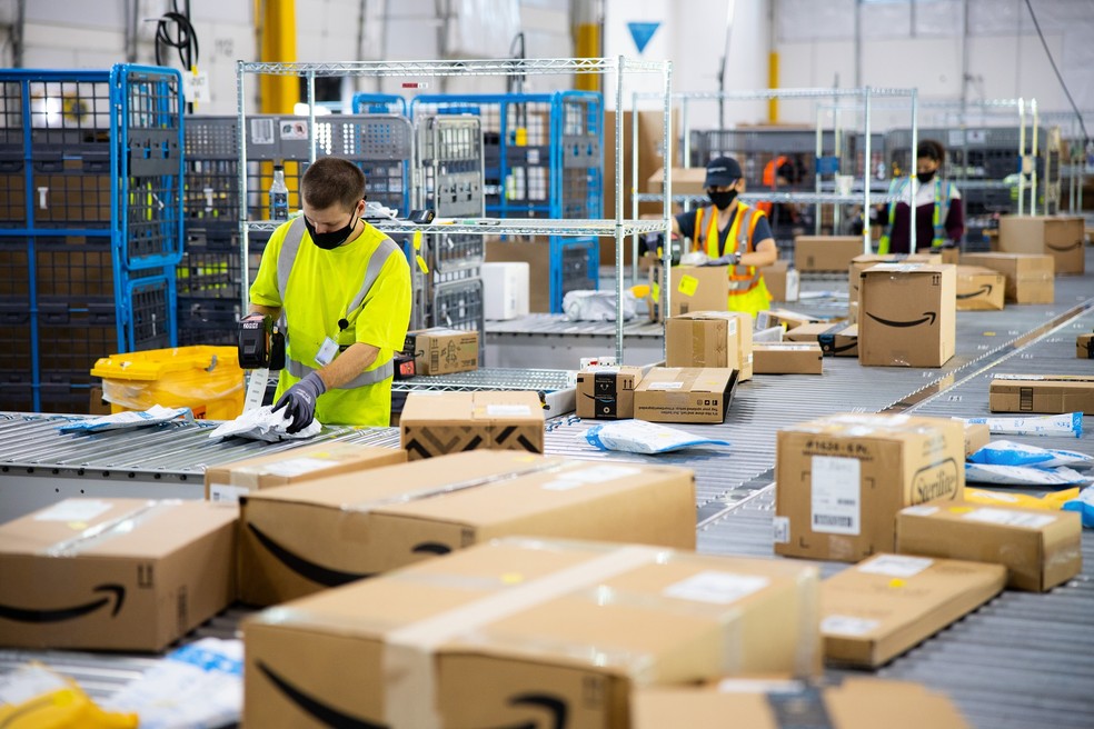 Na Amazon, as vendas de produtos de terceiro atingiram o maior nível da história — Foto: Divulgação