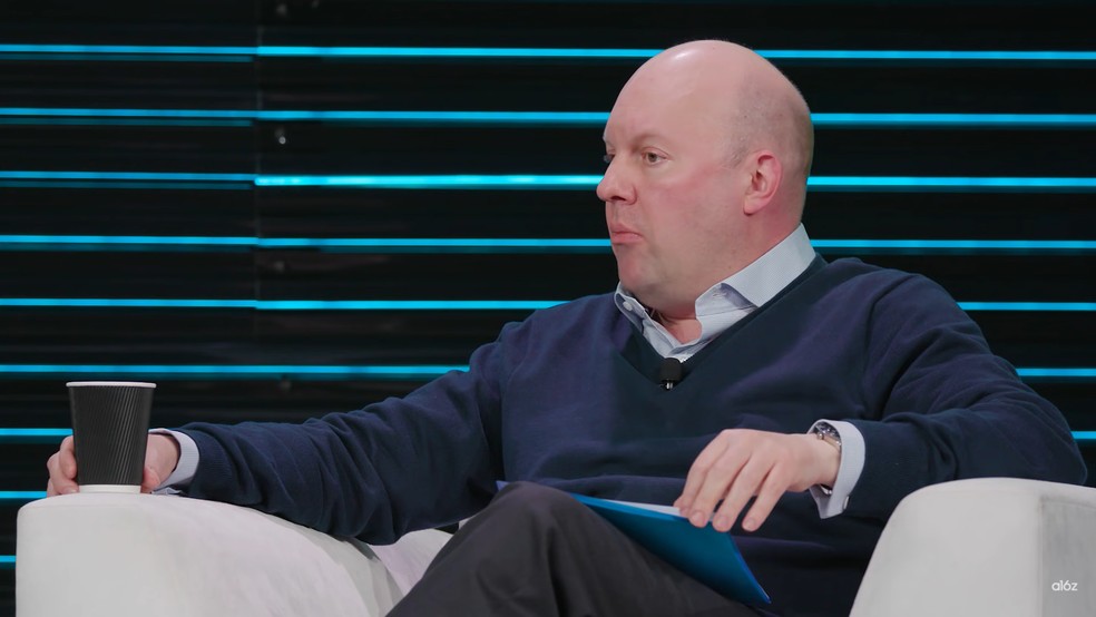 Marc Andreessen, cofundador da firma de venture capital a16z — Foto: Reprodução