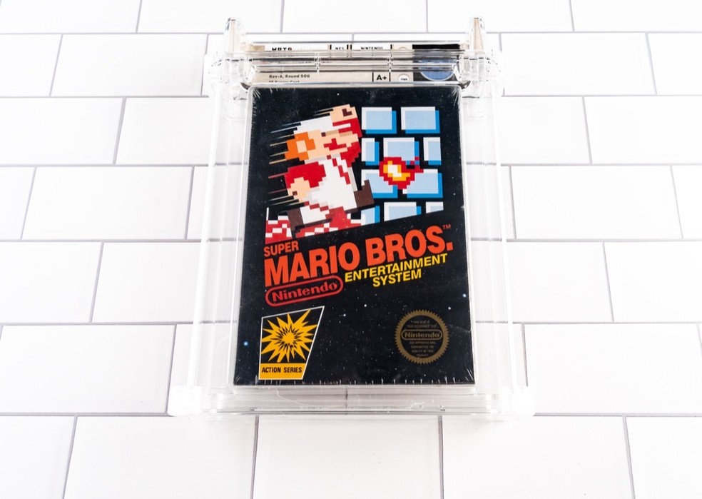 Super Mario de 1985: jogo foi vendido por US$ 2 milhões nos EUA — Foto: Reprodução