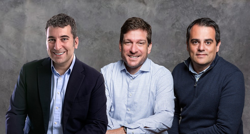 Khoury Ashooh, Ivan Apsan e Nilson Exel são os três fundadores da Ekko Partners — Foto: Divulgação