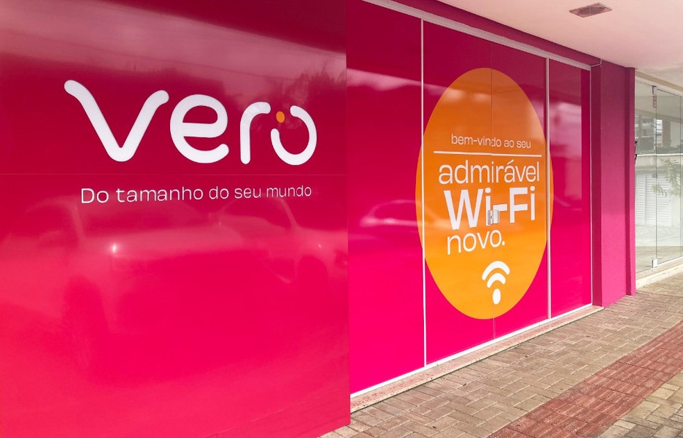 Loja da Vero: número de clientes de telefonia móvel cresceu 42% no trimestre — Foto: Divulgação