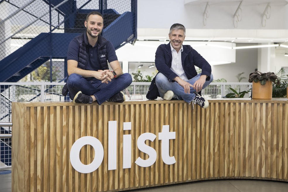 Os fundadores da Olist, Tiago Dalvi, e Tiny, Rogério Tessari — Foto: Divulgação
