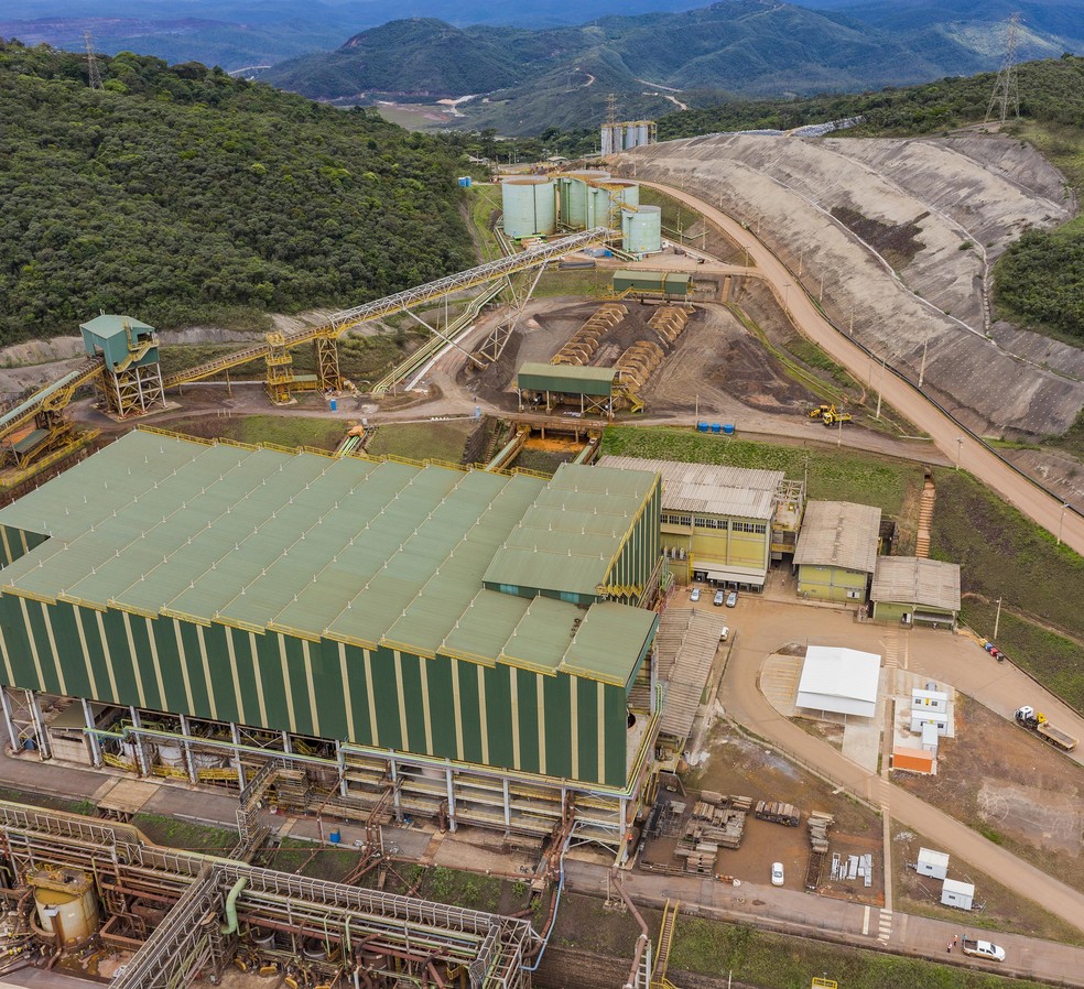 Samarco operou com 26% da capacidade em 2022 e espera espera alcançar a capacidade plena em 2028 — Foto: Otávio Honorato/Divulgação Samarco Samarco