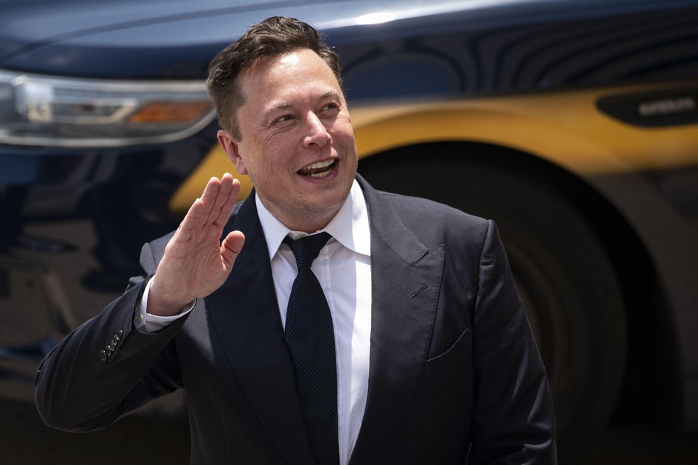 Elon Musk, CEO da Tesla: Incerteza sobre volumes para o ano e melhora das margens causou desconfiança no investidor — Foto: Al Drago/Bloomberg