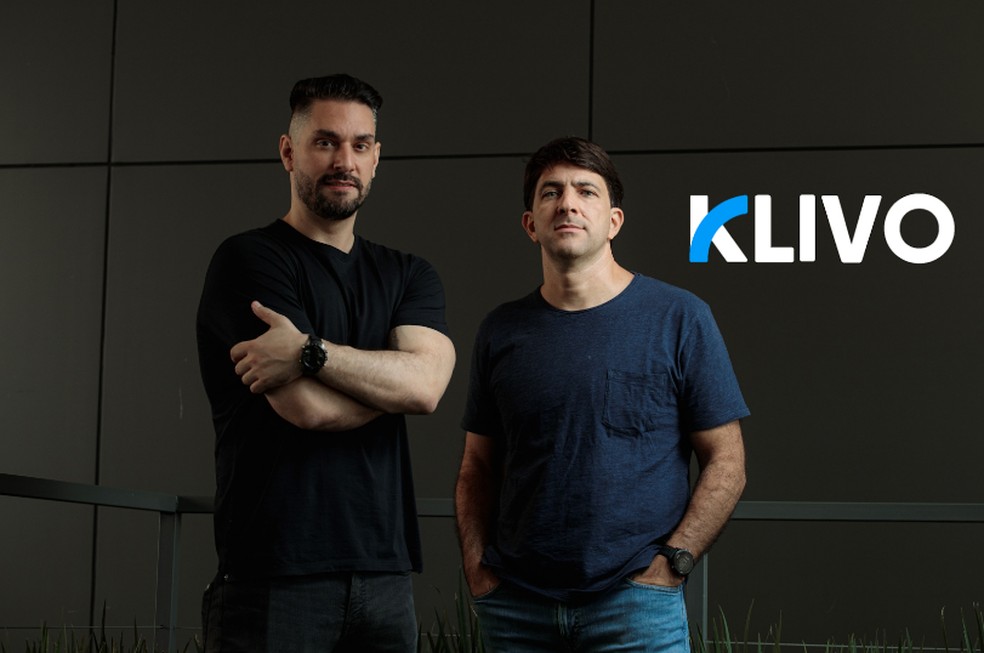 Da esquerda para a direita: Marcelo Toledo e André Sa, fundadores da healthtech Klivo — Foto: Divulgação