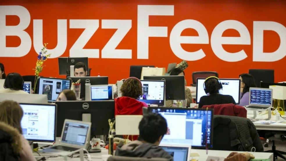 BuzzFeed: site encolheu últimos anos, com demissões em países como França, Canadá e Brasil — Foto: Divulgação