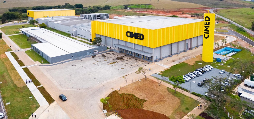 Fábrica da Cimed em Minas Gerais: empresa quer bater R$ 5 bilhões em 2025 — Foto: Divulgação