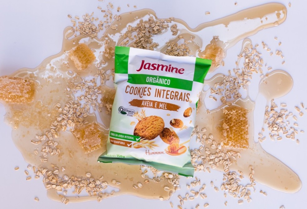 Cookies integrais da Jasmine integrarão portfólio da M.Dias Branco — Foto: Reprodução
