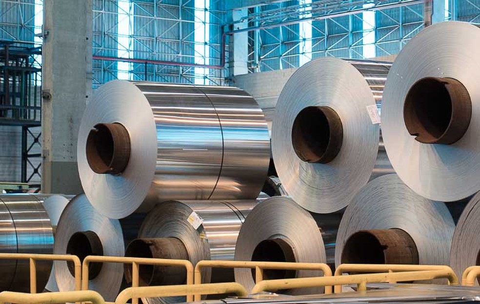 Ações da Companhia Brasileira de Alumínio (CBA) acumulam queda de 43% no ano — Foto: Reprodução