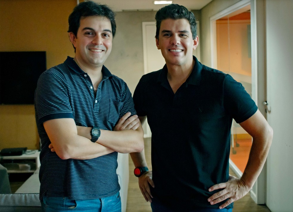 Jose Choucaira, CEO da HFocus, e Tomás Duarte, CEO da Track: 70% do market share em CX no setor de saúde — Foto: Divulgação